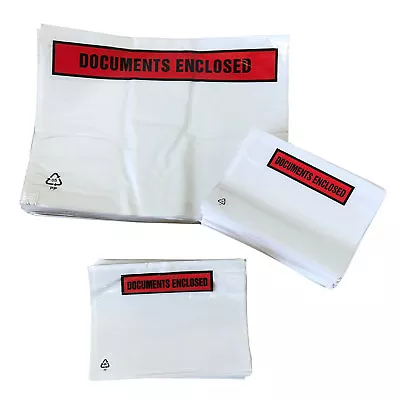 Document Enclosed Envelopes Wallets Pouches - A7 A6 A5 A4 - 100 200 500 1000+ • £4.20