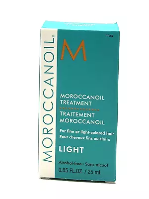 Moroccanoil Oil Treatment Light For Fine Or Light-Colored Hair 0.85 Oz • $18.95