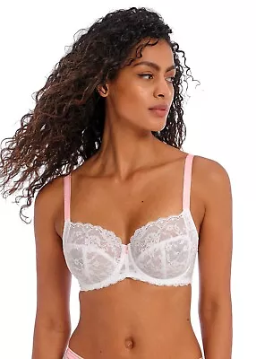 Freya~offbeat U/w Balcony Bra-k-cup-white-aa5451-separates Avail-upto-k-cup-cs • £36.50