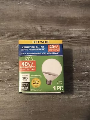 Led Vanity Bulb Soft White 40w • $8.95