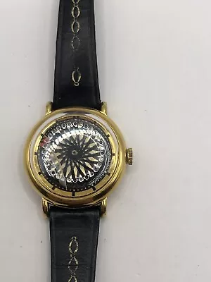 Vintage Ernest Borel Mechanical Skeleton Cocktail Kaleidoscope Watch Working *** • $215