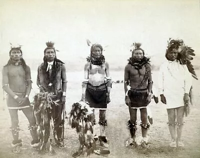 £4.20 • Buy Native American Indian Warriors 10x8 Photo Art Print Picture