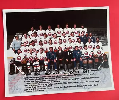 1984-85 N.Y. Islanders Team Photo ~ 16 Signatures ~ No COA • $49.99