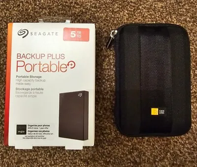 Seagate Basic 5Tb Usb 3.0 Black 2.5  Portable External Hard Drive With Case  • £115