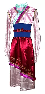 Disney Mulan Dress Princess Costume Pretend Play Outfit Girl's Size Medium 8 10 • $19