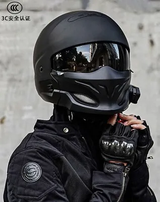 Shadow Scorpion -Motorcycle Full Face Helmet Harley Cruiser Bike Class A 3C DOT • $91.34