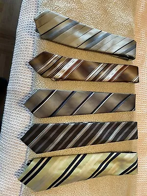 Assortment Of Ties From The 80s To Today.  $25 For 5. • $25
