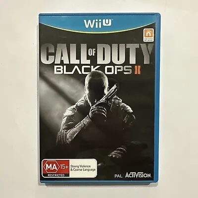 Call Of Duty Black Ops II 2 Nintendo Wii U Game Complete PAL VGC Free Postage • $19.95