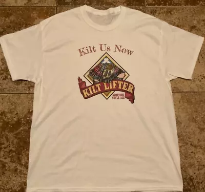 Four Peaks Kilt Lifter Scottish Style Ale Graphic T-shirt ( Mens 2xl ) White • $14.39