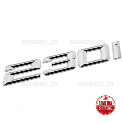 For BMW 230i Letter Emblem Badge Trunk Lid M Power Performance Sport Chrome • $10.39