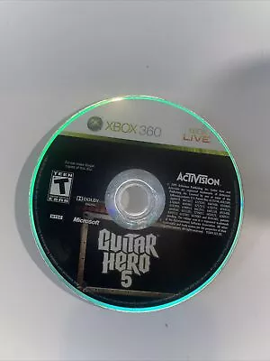 $15.99 • Buy Guitar Hero 5 (Microsoft Xbox 360, 2009) Disc Only Tested Working