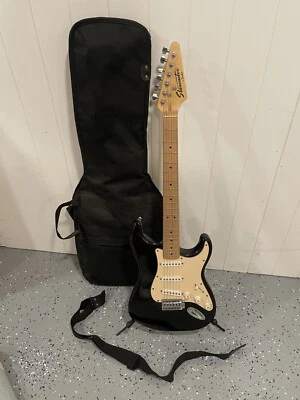 $45 • Buy Fender Starcaster Electric Guitar Black And White