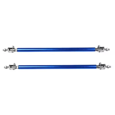 Front /Rear 3.94 -6.5  Blue Front Bumper Lip Splitter Strut Rod Tie Support Bars • $9.82