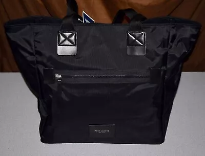 Authentic Marc Jacobs New York Black Canvas Tag Tote Bag Purse ~ NWT • $129.99