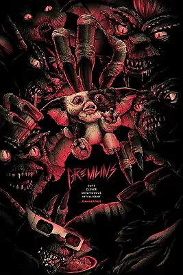 New Gremlins Movie Poster Premium Wall Art Print  Size A5-a1 • $20