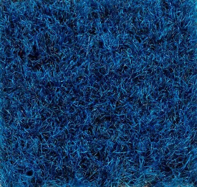 16 Oz Cut Pile Marine Outdoor BASS Boat Carpet - 6' X 5' - BLUE / BLACK - INDIGO • $144.95