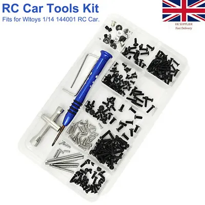 £7.19 • Buy UK RC Car Repair Tool & Screws Nuts Tools Kit Fit For Wltoys 1:14 144001 New