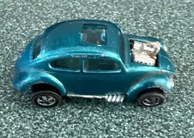 Vintage Hot Wheels 1967 Red Line Aqua Green Custom Volkswagen • $32.50