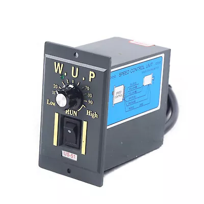 110V 90W AC Gear Motor Electric Motor Variable Reducer Speed Controller 1:10 10K • $67.45