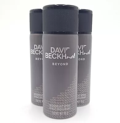 David Beckham Beyond Deodorant Body Spray 150ml 3 Pack • £13.99