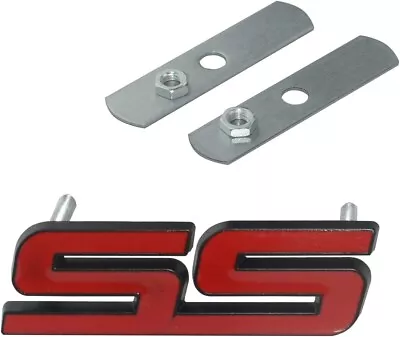 1Pc Grille Front Door SS Emblem 3D Badge For 06-10 IMPALA  15211285 Black/Red • $11.05