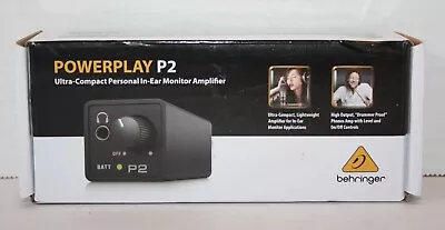 Behringer Powerplay P2 Ultra-Compact Personal In-Ear Monitor Amplifier • $65