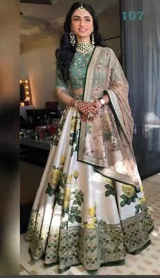 Pakistani Bollywood Choli Lehenga Lengha  Wear Wedding Indian Party Designer Rtc • $70.99