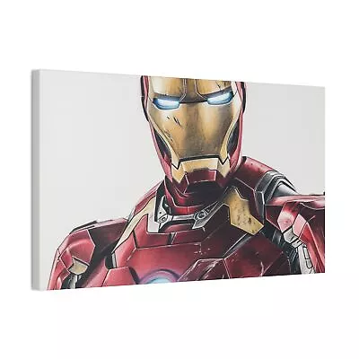 Home Decor Wall Art Iron Man Home Marvel Comic Robert Downey Jr. • $17.58