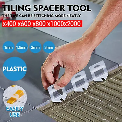 Tile Leveling System 400-2000x Clips Levelling Spacer Tiling Tool Floor Wall • $53.99