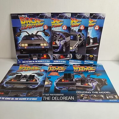 Eaglemoss Back To The Future 1:8 Scale Model Build The Delorean Magazines ONLY • $29.95