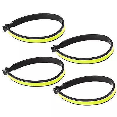 Be Seen And Be Safe With Reflective Bicycle Pants Clips Available In 2pcs/4pcs • $11.86