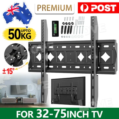$19.95 • Buy TV Wall Mount Bracket Tilt Slim LCD LED 32 40 42 47 50 55 60 62 65 70 75 Inch