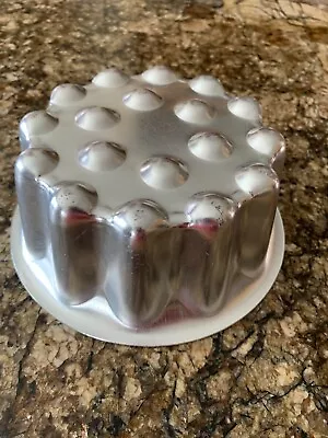 Vintage Metal Jello Mold Cake Pan/Wall Hanging - Silver Color • $8