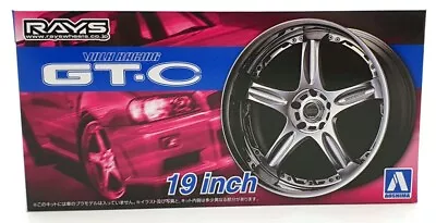 Aoshima 1/24 Scale Four Wheel Set 54611 - Rays Volk Racing GT-C 19 Inch • $18.66