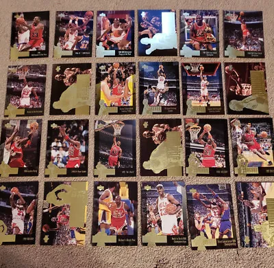  1995-96 UD MICHAEL JORDAN The Jordan Collection Large Complete Set JC1-Jc24 • $24.95