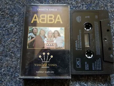 Abba - Voulez-Vous/ Summer Night City Single Cassette/ Kassette • $113.12