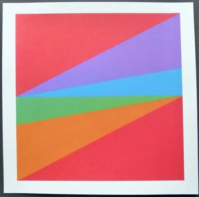  MAX BILL - 1974   TRANSCOLORATION   Screen Print  • $51.15