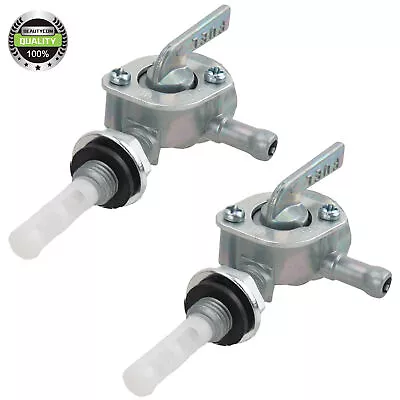 2X ON/OFF Shut Off Valve Gas Fuel Tank Pump Petcock Switch M10x1.25 1/4  • $10.96