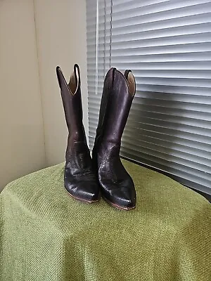 R. Soles By Judy Rothchild Brown Leather Cowboy Boots Size 42 • £35