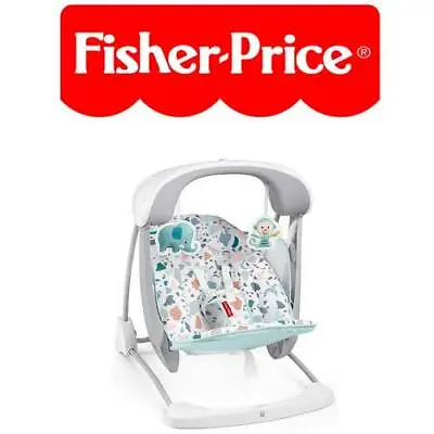 £86.95 • Buy Fisher Price Terrazzo Take Along Swing & Seat 2-in-1 Soothing & Calming Infant