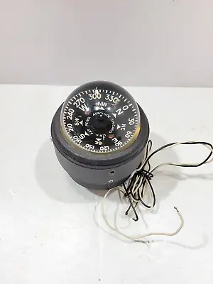 Vntg Airguide Marine Metal Case Floating Compass Boat Ship Nautical Navigation • $31.99