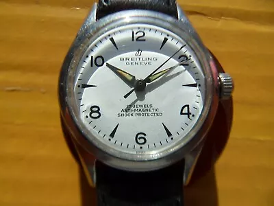 Vintage SWISS BREITLING 17 Jewels Manual Men's Watch • $199.99