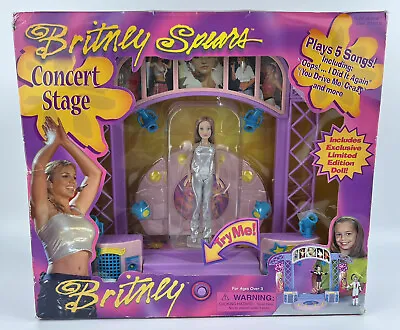 Vintage Britney Spears Concert Stage Silver Outfit Play Along LE Doll New NIB • $254.48