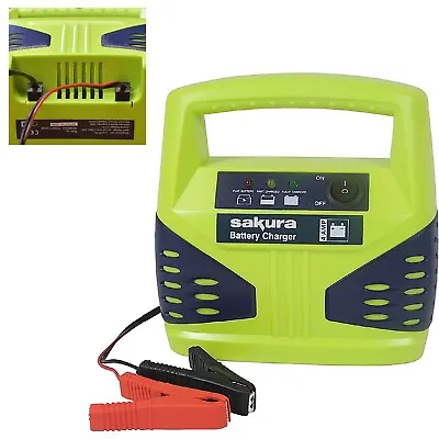 Car Batery Booster 12 V Compact Portable Charger Jump Starter Power Pack Battery • £22.29
