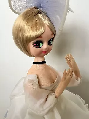 Vintage Bradley Pose Doll- BIG EYES Made In Korea- 1960s-1970s 10” • $14