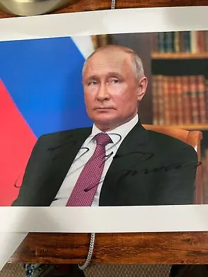 Vladimir Putin AUTOGRAPH 8.5 X 11 Photo • $5000