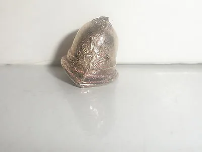 Vintage Sterling Silver  English Police Helmet  Bracelet Charm • $20