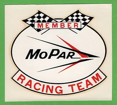 Vintage Original 1963 Classic Ed Roth  Mopar Racing Team  Water Decal Art Nice! • $34.99