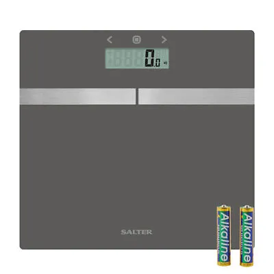£24.99 • Buy Salter Weighing Scale For Body Weight Digital Bathroom Scales Size 1x1 Cm Silver