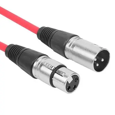 1m XLR 3Pin Cable Male To Female Shielded Microphone Extension Wire Cord • £6.20
